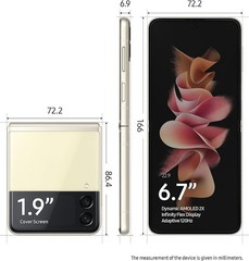 Samsung Galaxy Z Flip 3 SM-F711U – Unlocked 128GB Cream *USED CONDITION*