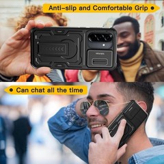 Heavy Duty Shockproof Case for Samsung Galaxy A36/A56 5G with Kickstand & Protec