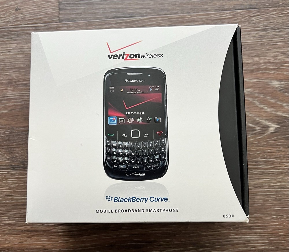 Blackberry Curve 8530 – Black Verizon Cell Phone Good!