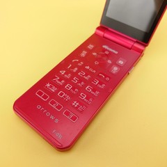 Fujitsu arrows Keitai F-03L Unlocked Android Flip Feature Phone Red Tested