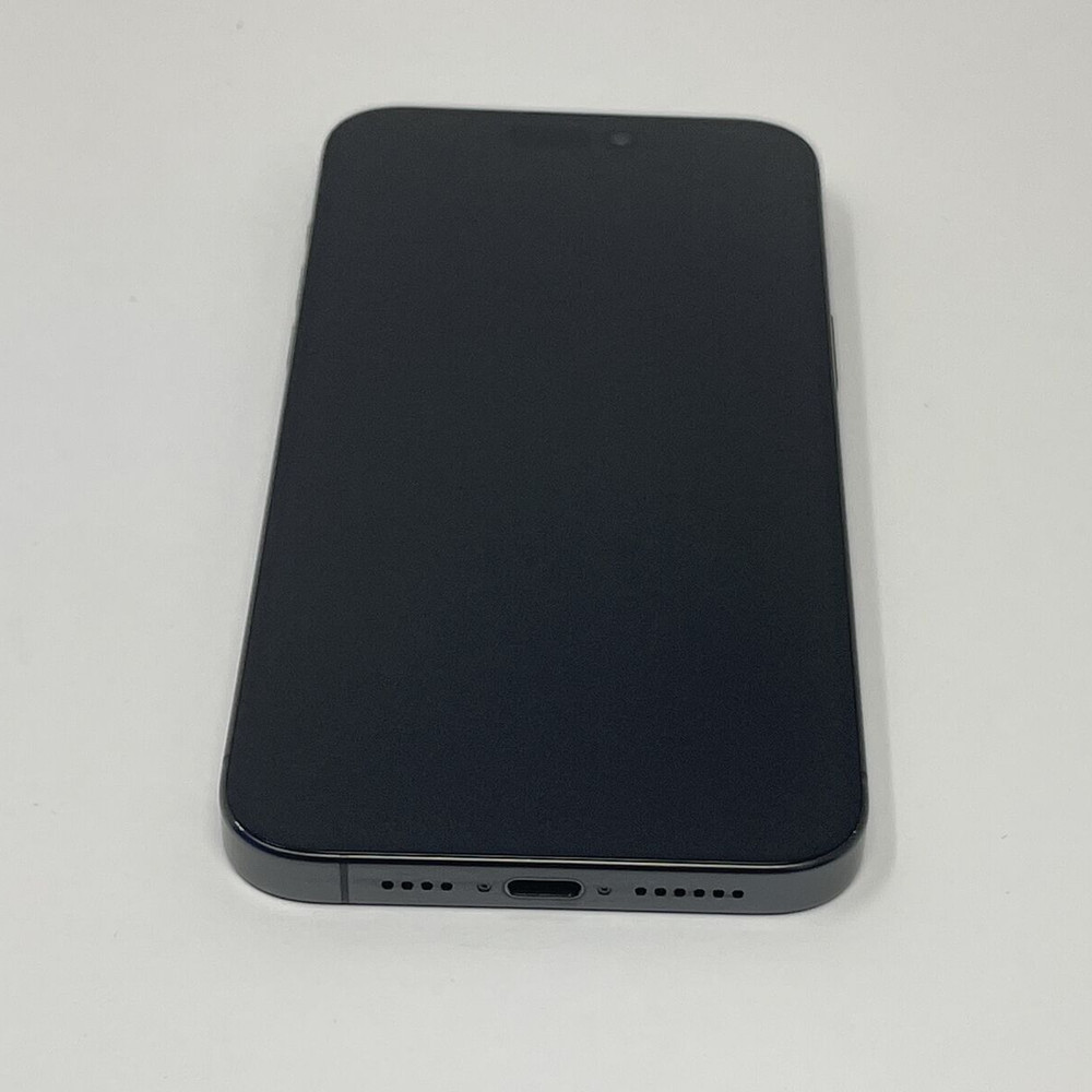Apple iPhone 15 Pro Max 256GB Unlocked eSim Only Black Titanium MU663LL/A Good