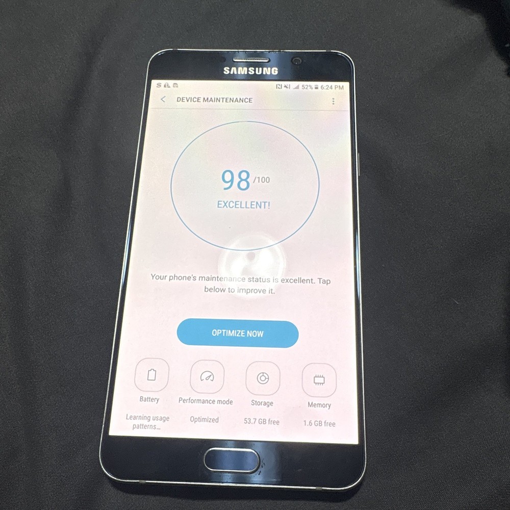 Samsung Galaxy Note5 SM-N920 64GB Black 5.7″ Android Unlocked 16MP Used