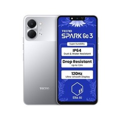 New Tecno Spark GO 3 Factory unlocked 64GB 6.74 Display Global Version 4G LTE BK