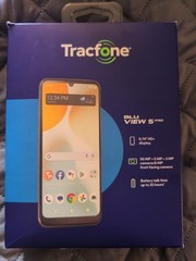 Blu View Speed 5G Smartphone 64GB Blue, TracFone, W 1-Month Of Cellular Service