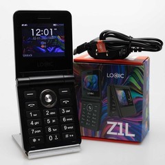 Logic Z1L 4G VoLTE Senior Flip Phone Unlocked Dual Sim – Black – Open box