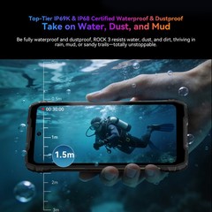 Blackview ROCK 3 AI Rugged Smartphone 32GB+256GB 6.78″ Thermal Imaging NFC 108MP