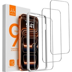 For iPhone 17 Pro Max 6.9″, 3 Pack Screen Protector & Anti-Scratch, Bubble Free