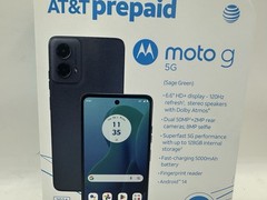 AT&T Prepaid Motorola Moto G 5G 2024 128GB 6.6”50MP Green Android Smartphone New