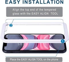 3PCS Screen Protector for iPhone Xr/iPhone 11 6.1 Inch HD Tempered Glass Anti Sc