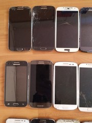 Lot of 20 Mixed model Samsung Galaxy S4/ S3 / and other for parts