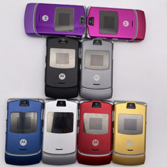 Motorola RAZR V3 Flip Bluetooth MP4 video Unlocked GSM Mobile Phone (8 Colors)
