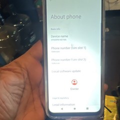 HY Smartphone Silver HY65PB1401NA Triple Rear Camera Bar Style