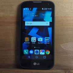 LG K3 LS450 Black Android 6.0.1 CDMA 5MP Camera MicroSD Single SIM