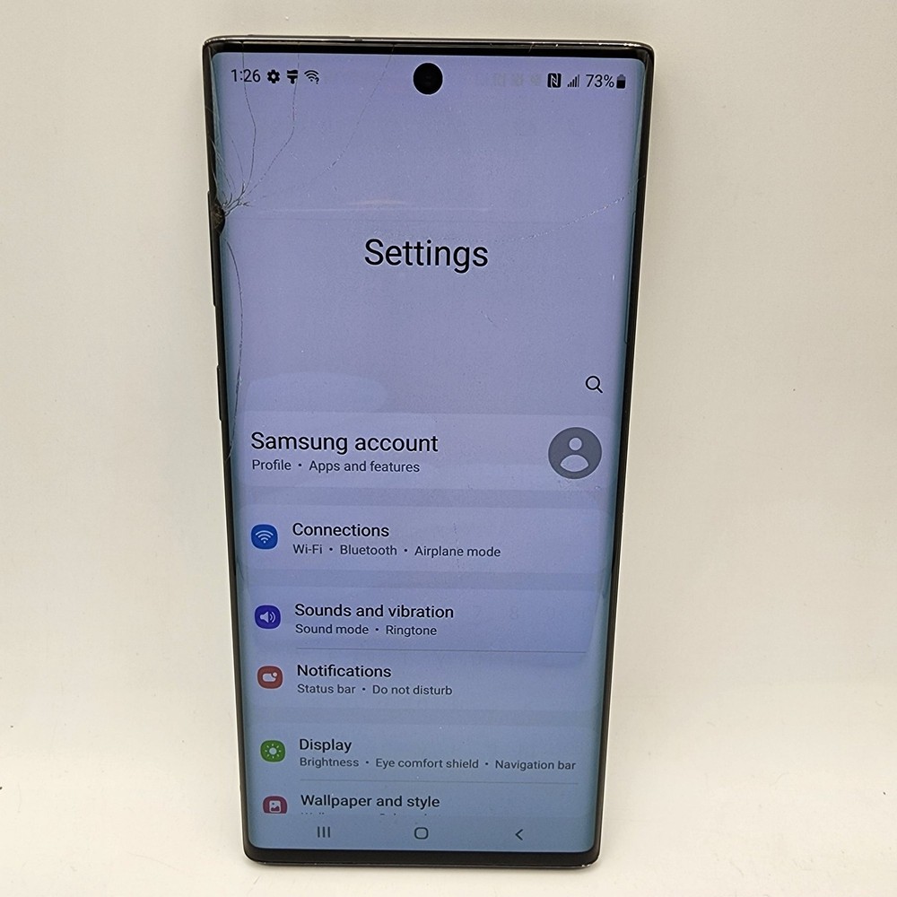 Samsung Galaxy Note 10 N970U 256GB Aura Black (AT&T)