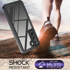 Samsung Galaxy S23 Case Waterproof Built-in Screen Protector Dustproof Underwate