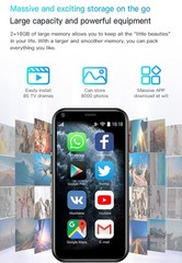 Unlocked Mini Smartphone, 2.5 Inch The World’s Smallest Cellphone 3G Network …