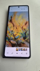 Samsung Galaxy Z Fold 4 Dual 256 GB black, UNLOCKED, Inside screen line.