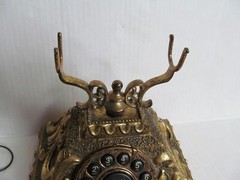 Victorian style desk Phone Gold Gilt Rotary Style With Push Buttons
