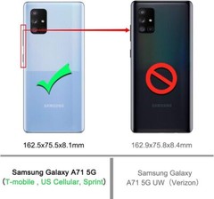 For Galaxy A71 5G Case shock absorbing flexible rubber TPU protective cover
