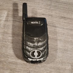 Motorola i530 iDEN Black & White Flip Phone Nextel PTT 💥Parts Or Repair Only💥