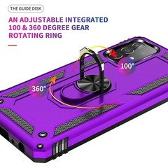 For Samsung Galaxy A52 5G Case w/ Kickstand and Military-Grade Shockproof Cover