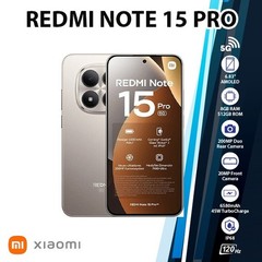 Xiaomi Redmi Note 15Pro Android Cell Phone(8GB+512GB/TITANIUM/Dual SIM/Unlocked)
