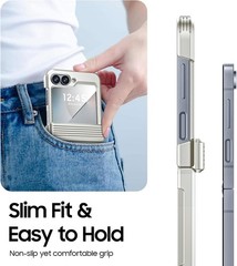 Case & Built-in Screen Protector for Galaxy Z Flip 6 & Flip 7 FE Ultra-Thin