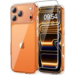 iPhone 17 Pro Max Case, Slim Shockproof Clear Case with Full Camera Protection