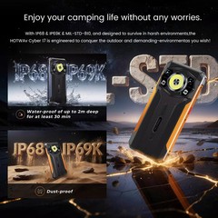 HOTWAV Cyber 17 Outdoor Smartphone Andriod 16 phone 16GB+128GB 6,75 in GPS