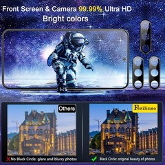 For Samsung Galaxy S24 6.2in Tempered Glass Screen and Camera Lens Protector 3+3
