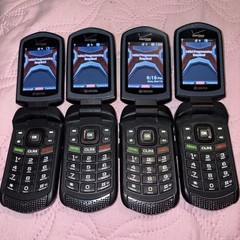 EXCELLENT CONDITION #2 VERIZON KYOCERA DURAXV E4520 RUGGED WATER-RESISTANT