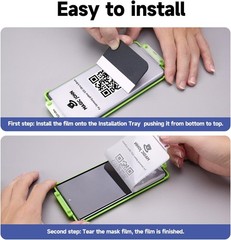 2PCS Screen Protector for Samsung Galaxy S23 Ultra 6.8 Inch Easy Installation Sh