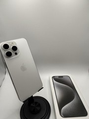 Apple iPhone 15 Pro Max 256GB Silver Factory Unlocked eSIM 48MP Face ID