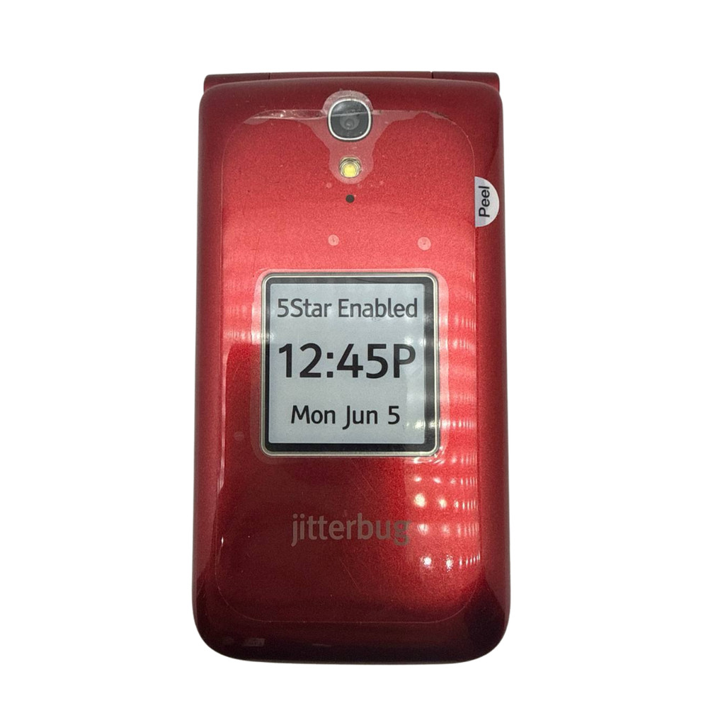 Alcatel Jitterbug Flip 4043S Flip Phone 4G LTE 3.2″ Display 4GB 2MP Camera
