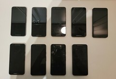 Lot of 10 LG Nexus 5X for parts or repair