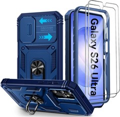 For Samsung Galaxy S26 Ultra 5G Case w/ Magnetic Kickstand & Camera Phone Cover