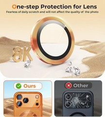 iPhone 17 Pro Max Case with 1X Screen Protector, Non Yellowing Slim Cute Cover