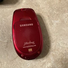 Samsung Jitterbug J Red Samsung Cell Phone SPHA310ZRA