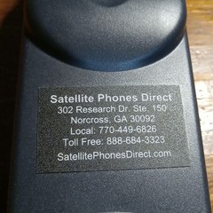 Iridium 9505A Satellite Phone with Accessories + SIM +Box Powers On