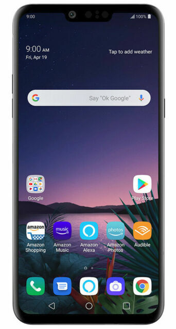 LG G8 ThinQ – 128GB – Aurora Black (Unlocked) (Single SIM) with Alexa Hands-Free