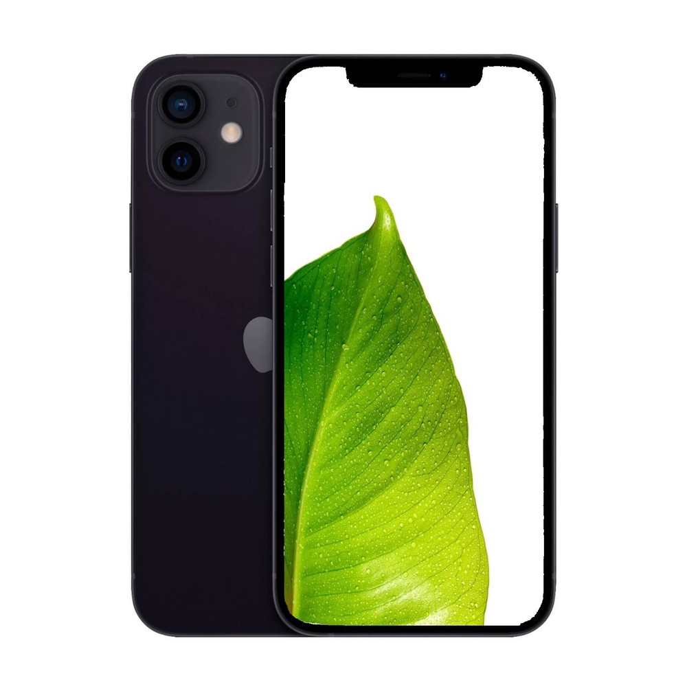Apple iPhone 12 (2020) BLACK 64GB 6.1″ Unlocked Cell Phone – MGFL3LL/A A2172 – C