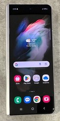 AS-IS Samsung Galaxy Z Fold3 3G SM-F926U – 256GB – Phantom Silver Damaged