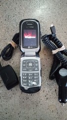 Vintage LG VX8360 (Verizon) Blue Cellular Flip Phone