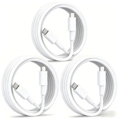3 Pack 240W USB-C Fast Charger Adapter for iPhone 17 16 15/Pro/Pro Max 3Ft