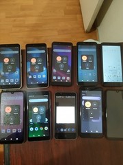 Lot of 10 Mixed Brand VORTEX /coolpad/BLU/NUO and other 16GB Smartphone