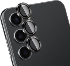 Camera Lens Protector for Samsung Galaxy S23/S23 Plus/S24, HD Clear, Black Titan