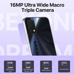 UMIDIGI A11S 6.53” Smartphone 16MP AI Triple Camera Android 11 Dual SIM 5150mAh