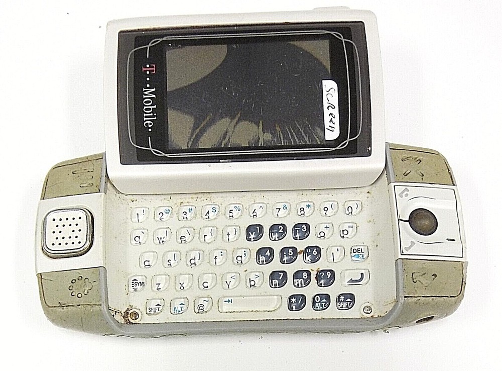 Sharp Sidekick iD PV150 – White and Gray ( T-Mobile ) Rare Smartphone
