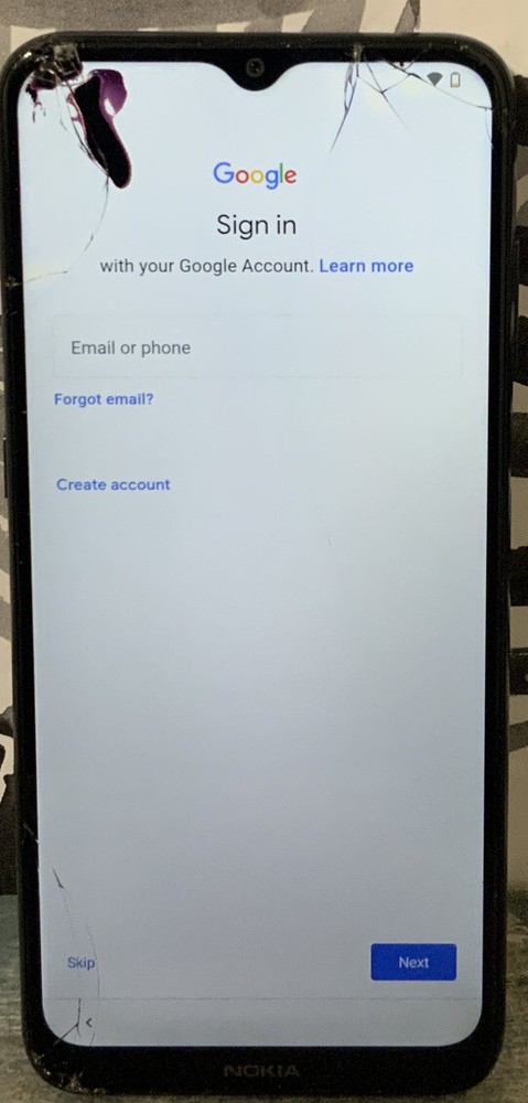 ⚡️Nokia G10 TA-1338 32GB GSM Unlocked Blue ⚠️Parts/Repair – Cracked Screen❌