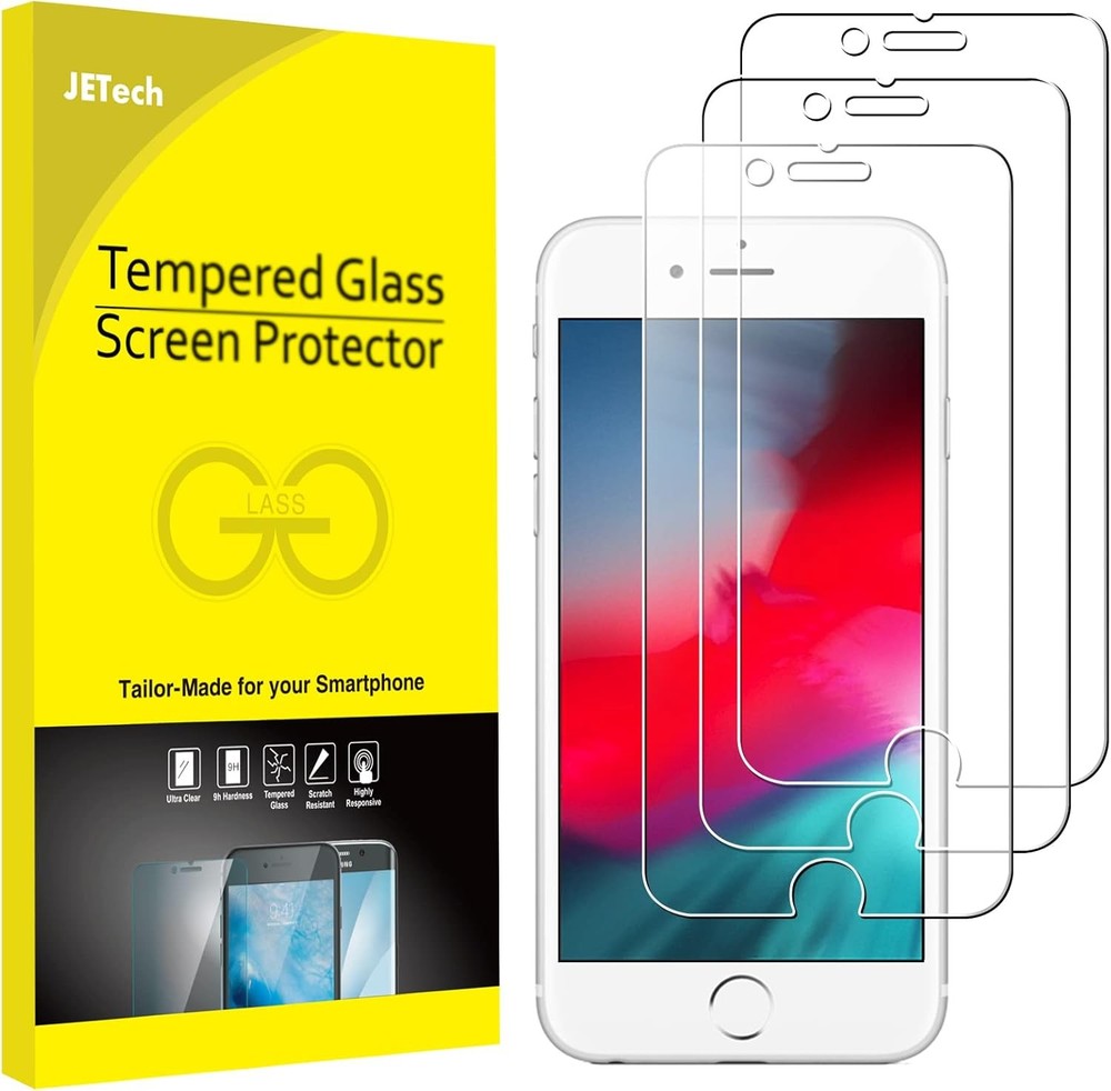 [3+0 PCS] Screen Protector for iPhone SE 3/2 2022/2020 Edition 4.7 Inch Tempered